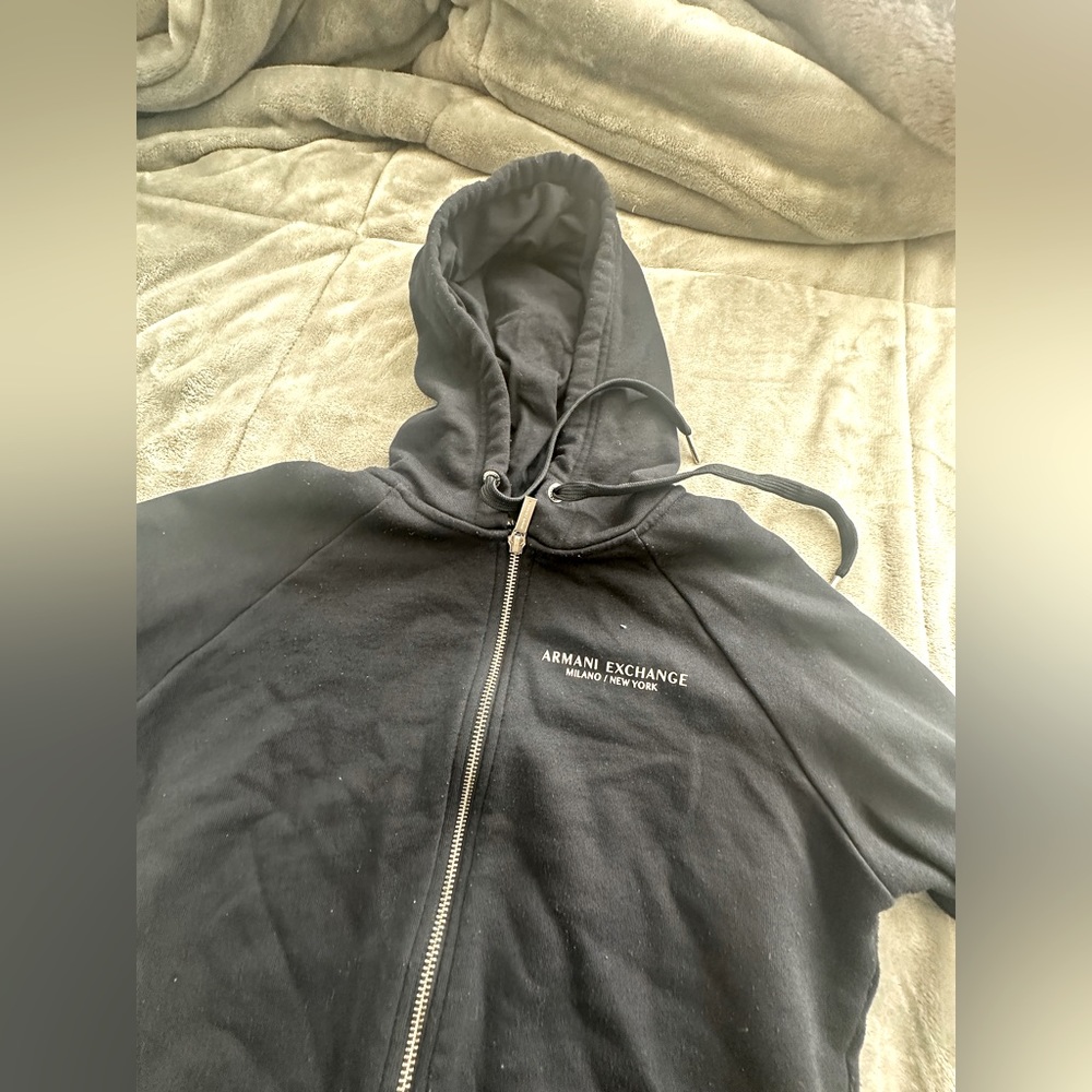 Authentic Armani Exchange navy blue sweatsuit